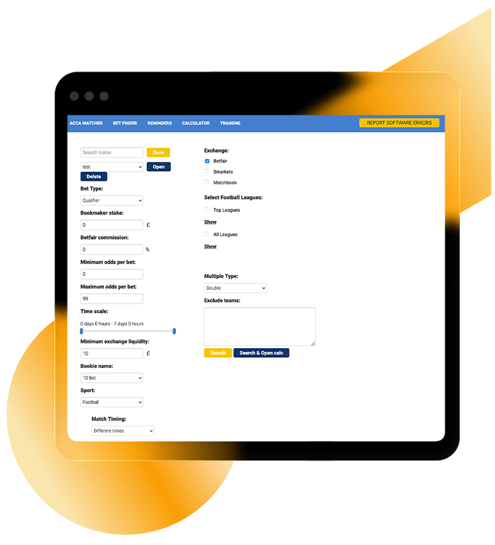 Custom Bet Finder Built In